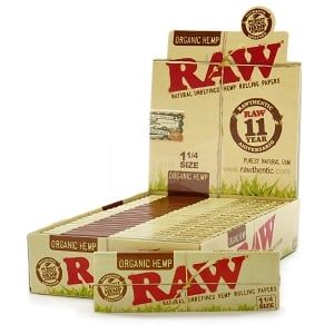 Raw - Organic Hemp Rolling Papers 1 1/4 