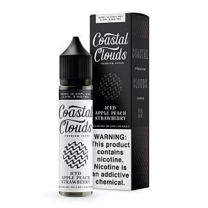 60ml Iced Apple Peach Strawberry by Coastal Clouds  