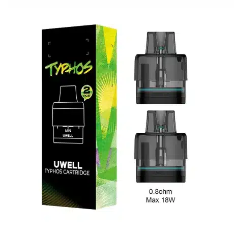 Pack of Uwell TYPHOS Replacement Cartridges