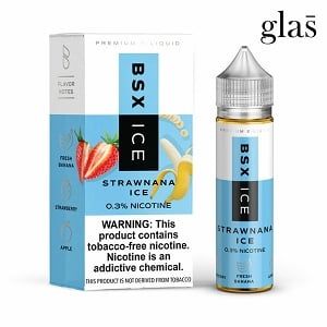 60ml Strawnana Ice by Glas Basix 