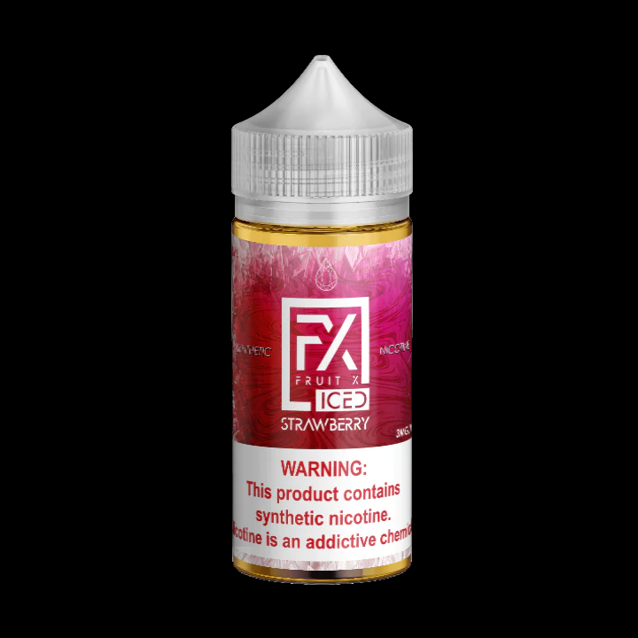 100ml Iced Strawberry by Fruit X   