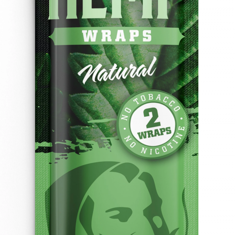 Zig-Zag Hemp Wraps 2pack: Natural 