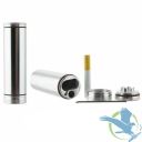 Metal Dugout with Grinder and Chillum