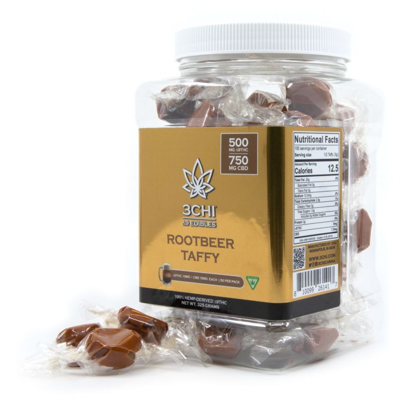3Chi Delta 9 Rootbeer Taffy