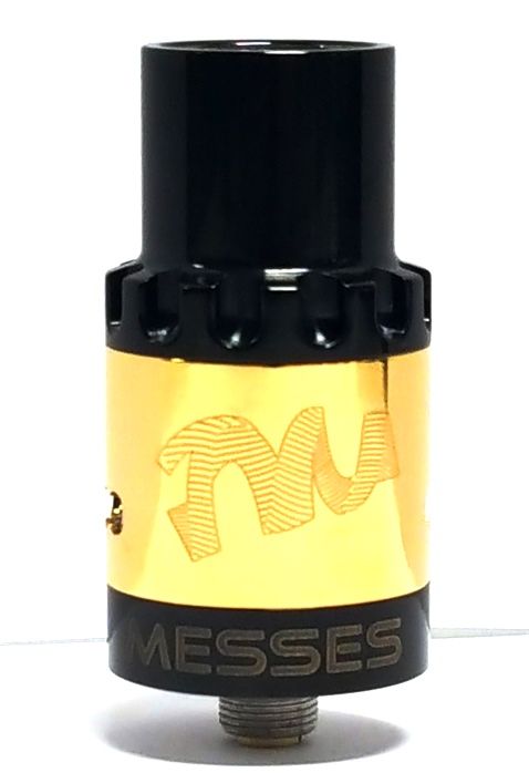 Authentic Black and Gold Twisted Messes RDA by Comp Vape